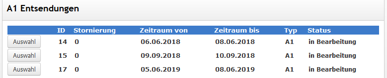 A1-Bescheinigung 3