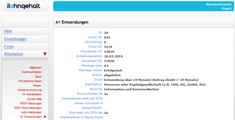 A1-Bescheinigung 6